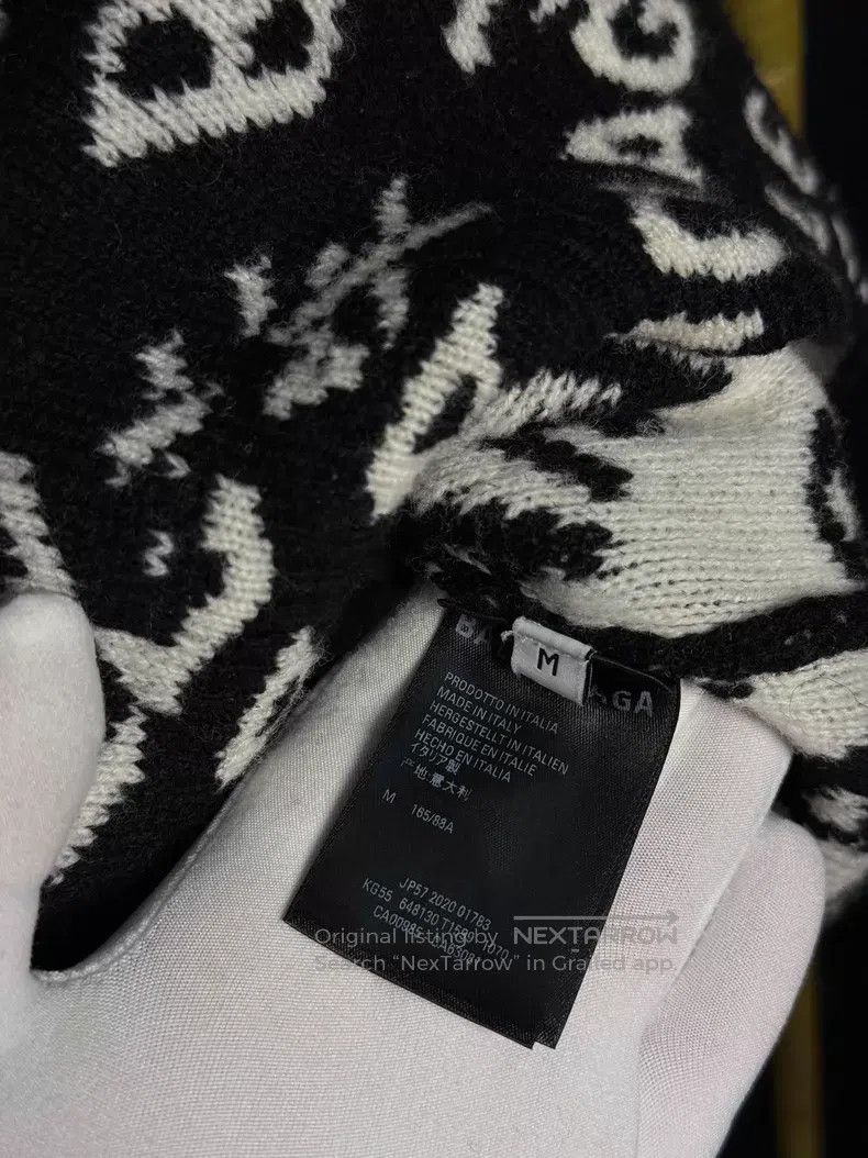 Balenciaga Balenciaga Ox Year Limited Logo Printed Sweater Size US M / EU 48-50 / 2 - 3 Thumbnail
