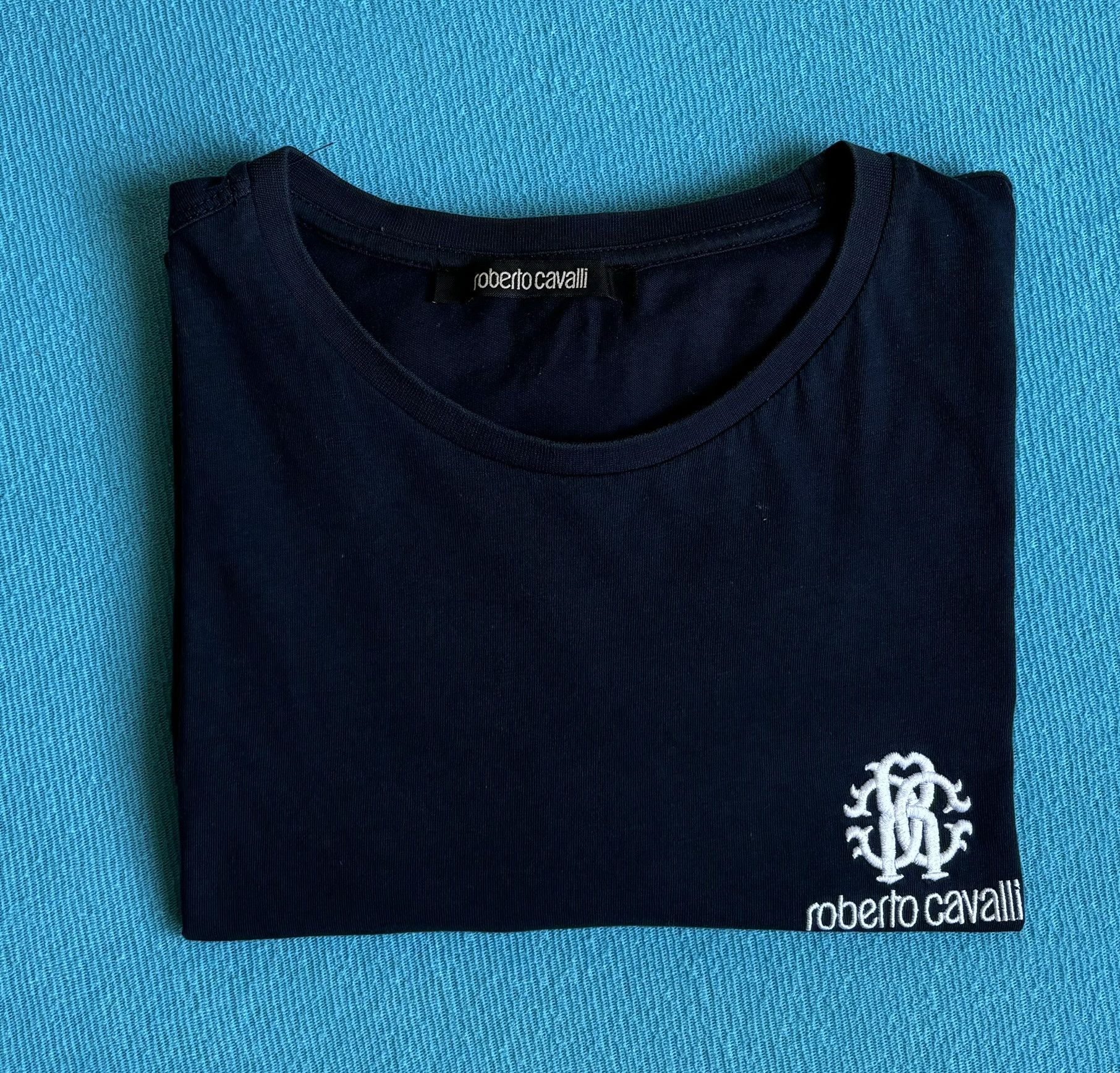 Roberto Cavalli Roberto Cavalli navy T-shirt Size. M Size US M / EU 48-50 / 2 - 13 Thumbnail