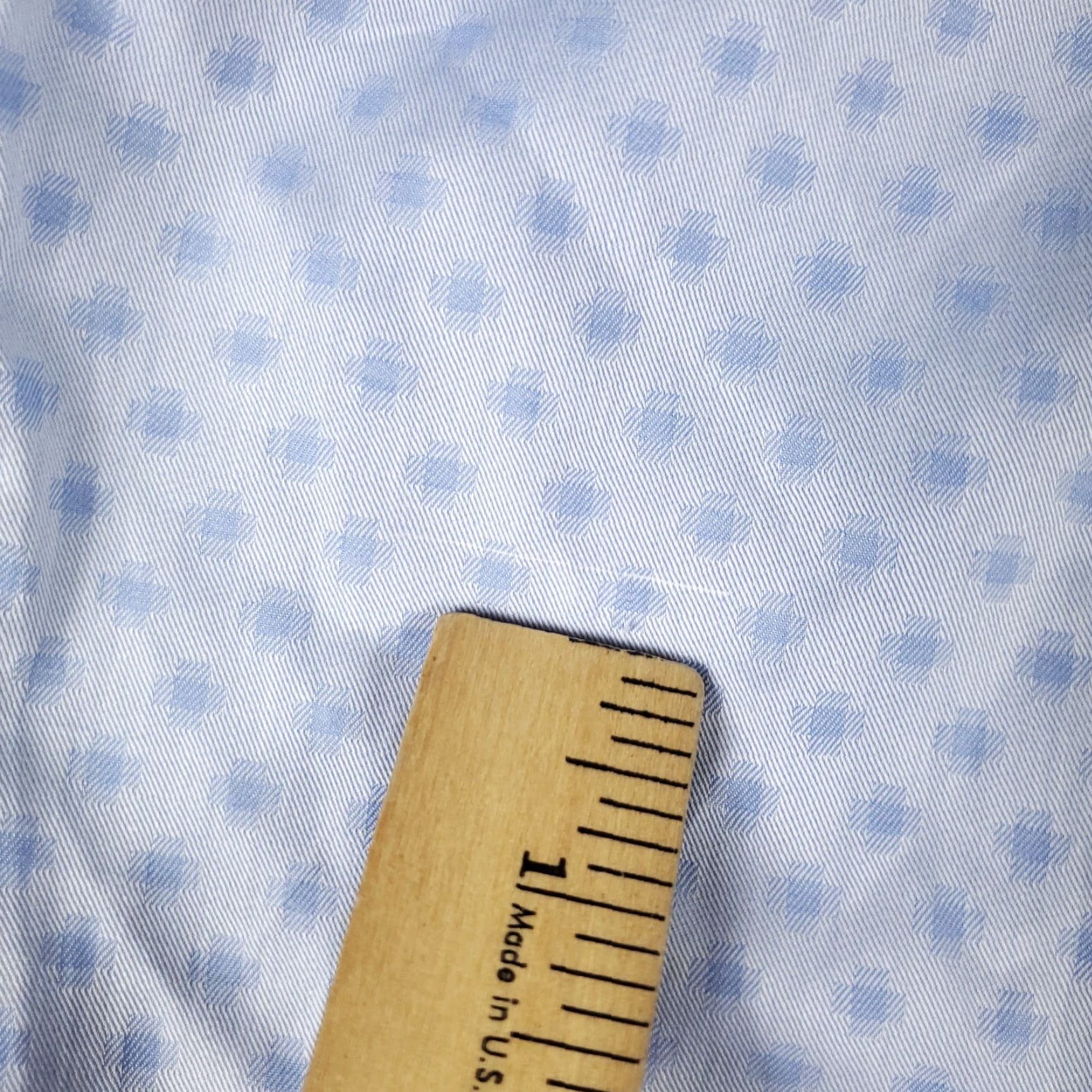 Jared Lang VINTAGE Jared Lang Shirt Mens Large Blue Geometric Cotton Casual Button-Up Long Sleeve Size US L / EU 52-54 / 3 - 5 Thumbnail