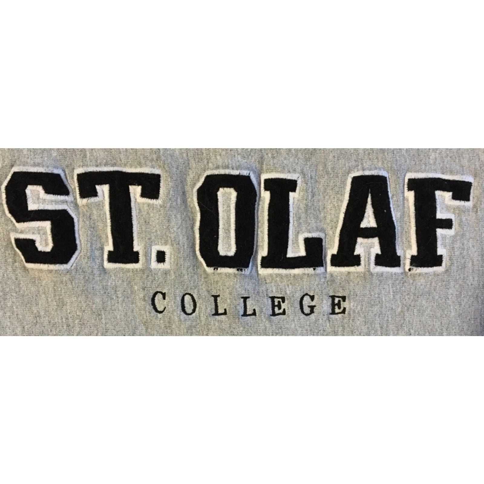 Vintage VINTAGE St Olaf College Hoodie XS Gray Reverse Weave Sweatshirt 90s Grunge College USA Men Size US XS / EU 42 / 0 - 2 Thumbnail