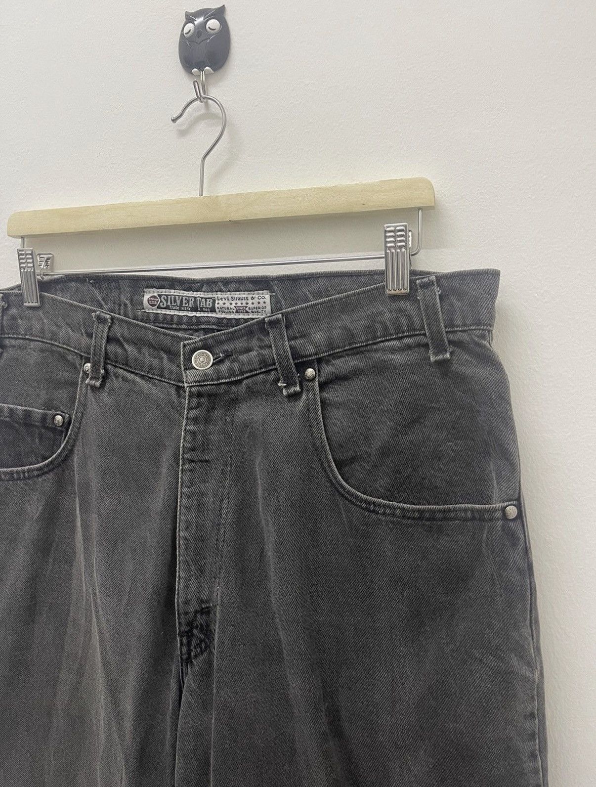 Levi's Rare 90s Vintage LEVIS SilverTab Made In Usa Jeans Size US 34 / EU 50 - 6 Thumbnail