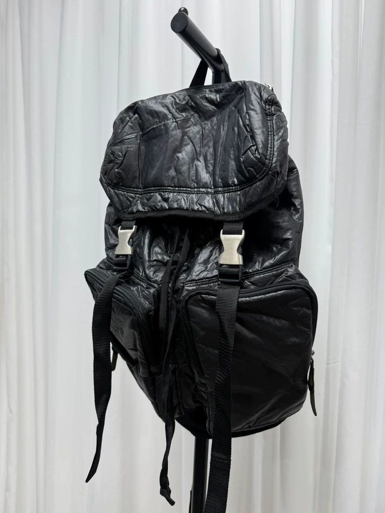 Yohji Yamamoto yohji yamamoto Cotton-padded nylon shoulder bag with suede Size ONE SIZE - 2 Thumbnail