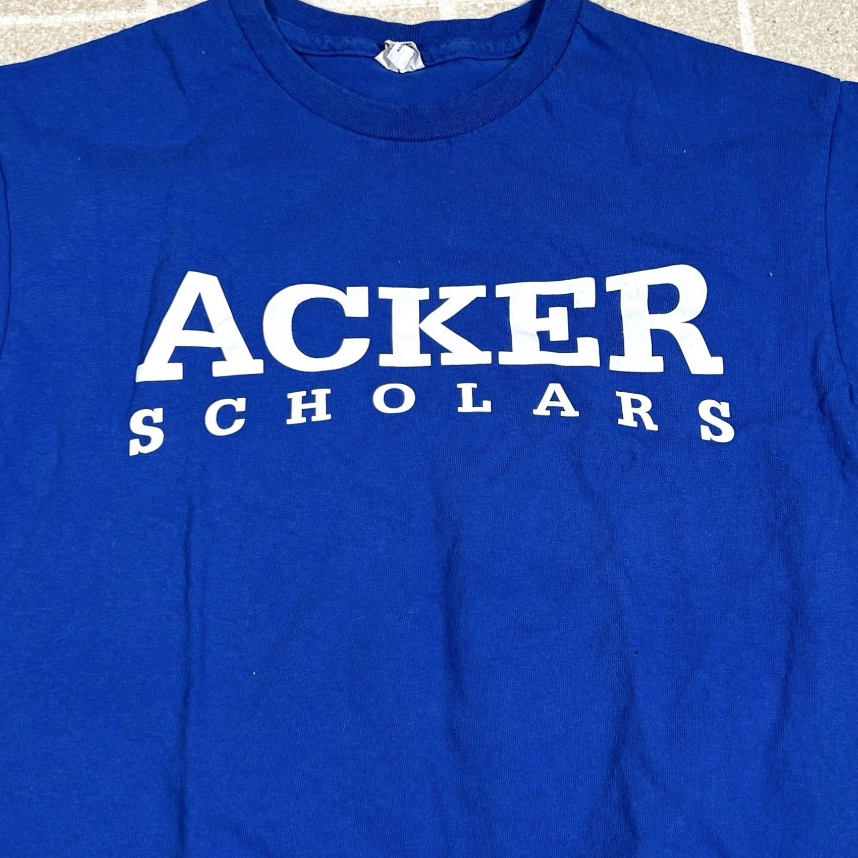 Vintage University At Buffalo Acker Scholar Tshirt Shirt Medium Mens Blue University Size US M / EU 48-50 / 2 - 2 Thumbnail