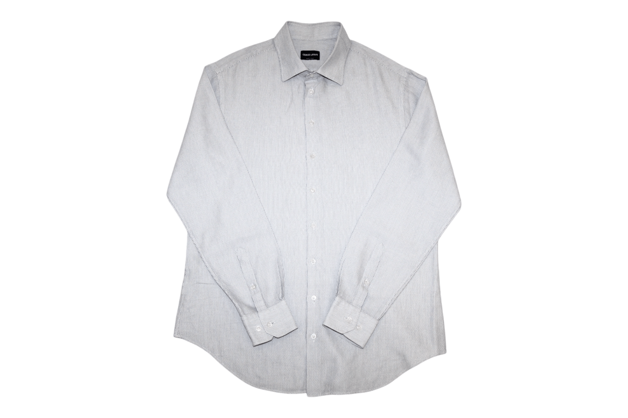 Giorgio Armani Giorgio Armani regular spread-collar polka dot oxford shirt Size US XL / EU 56 / 4 - 1 Thumbnail