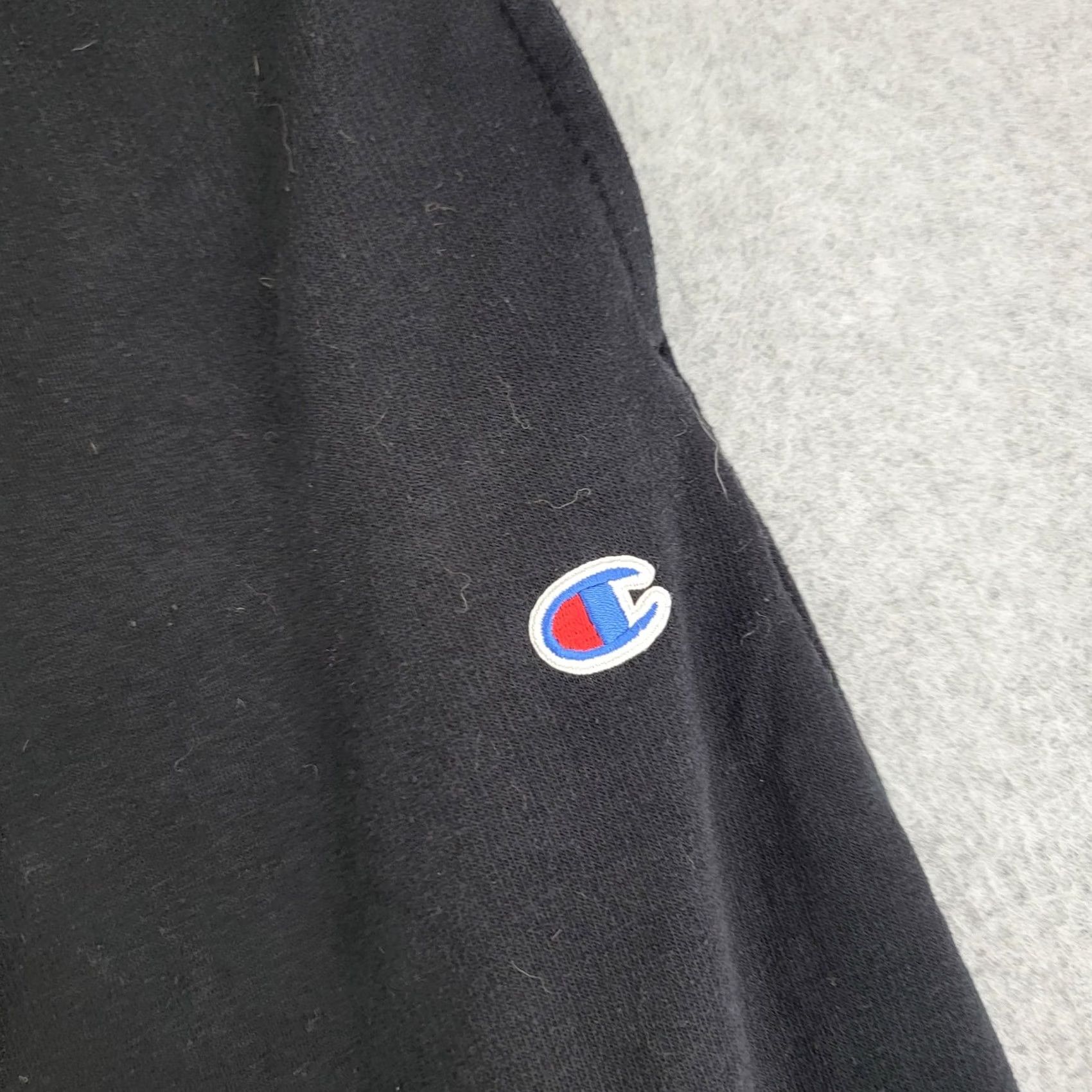 Champion Champion Sweatpants Mens 4XL Black French Terry Joggers Elastic Waist Pockets Size US 39 - 3 Thumbnail