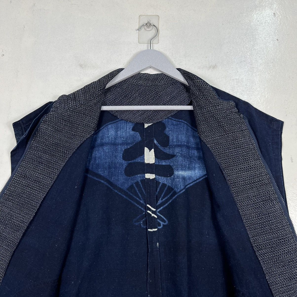 Indigo 🔥 70s VINTAGE INDIGO JAPAN TANK TOP JACKET Size US XL / EU 56 / 4 - 11 Thumbnail