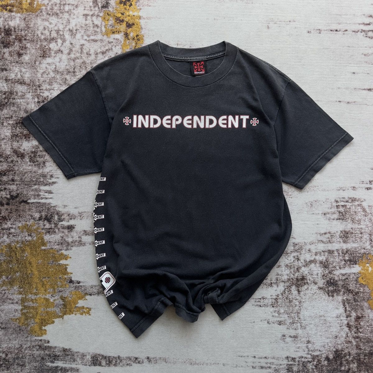 Italia Independent VINTAGE Y2K INDEPENDENT SKATE LOGO ALL OVER PRINT TEE Size US M / EU 48-50 / 2 - 1 Thumbnail