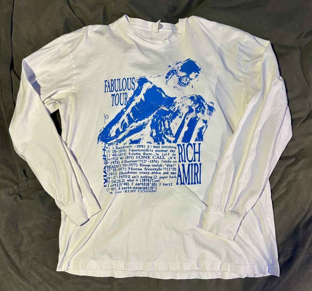 Other Rich Amiri Ghetto Fabulous Tour Long Sleeve T-Shirt Size US XL / EU 56 / 4 - 1 Thumbnail