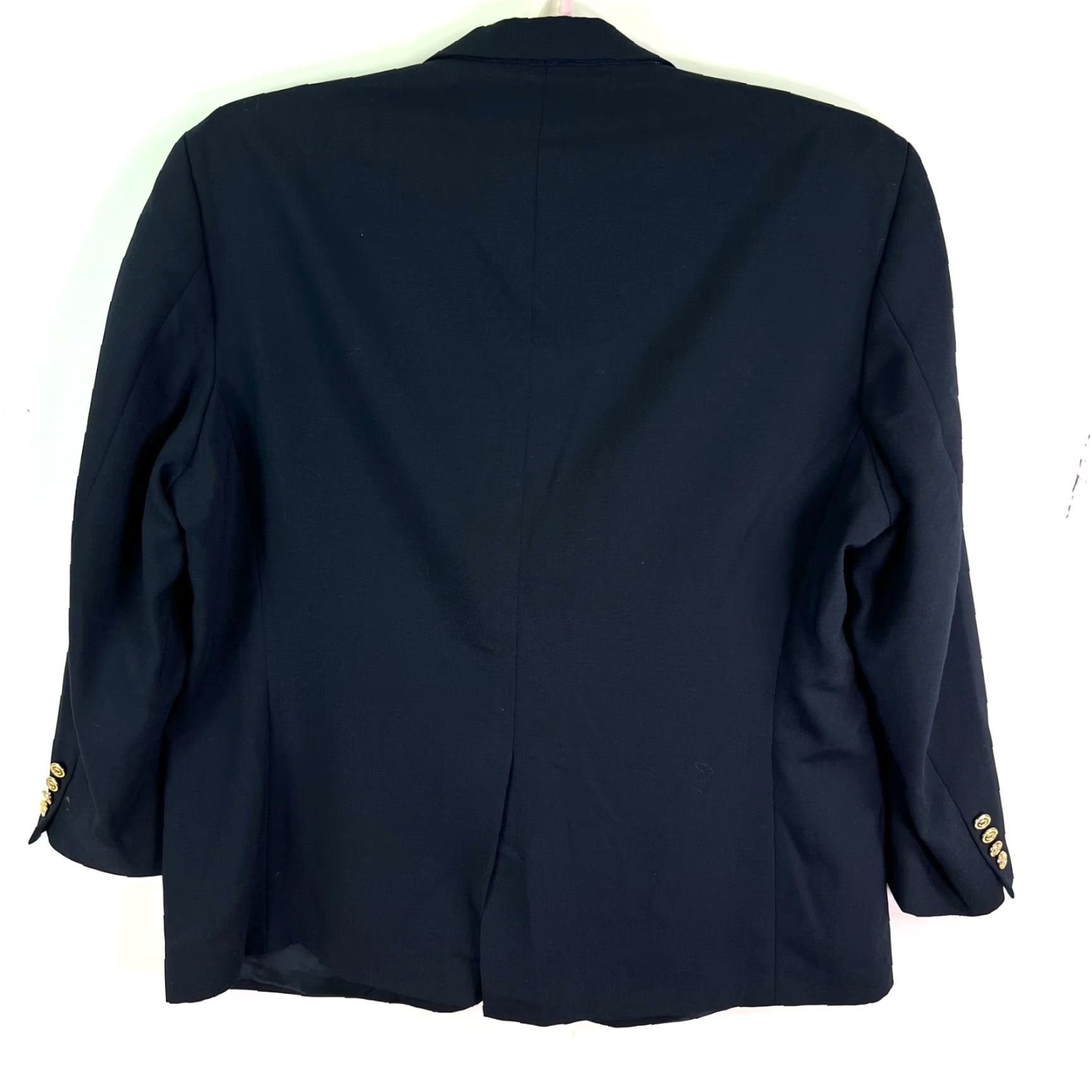 Vintage Wimbledon Blazer Mens Size 50 Blue Made South Africa Wool Single Breast Suit Size 50R - 4 Thumbnail