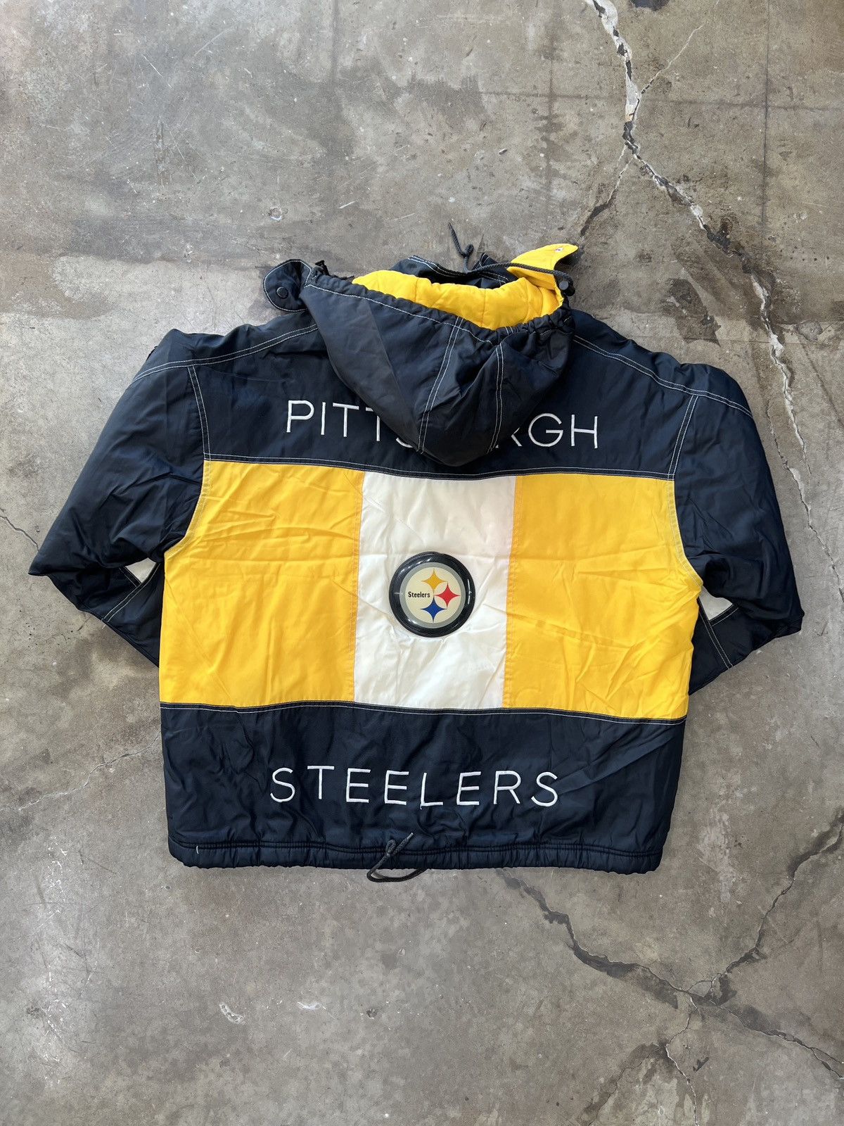 NFL × Pro Player × Vintage Vintage Pro Player Logo Pittsburgh Steelers ZipUp Jacket XL Size US XL / EU 56 / 4 - 4 Thumbnail