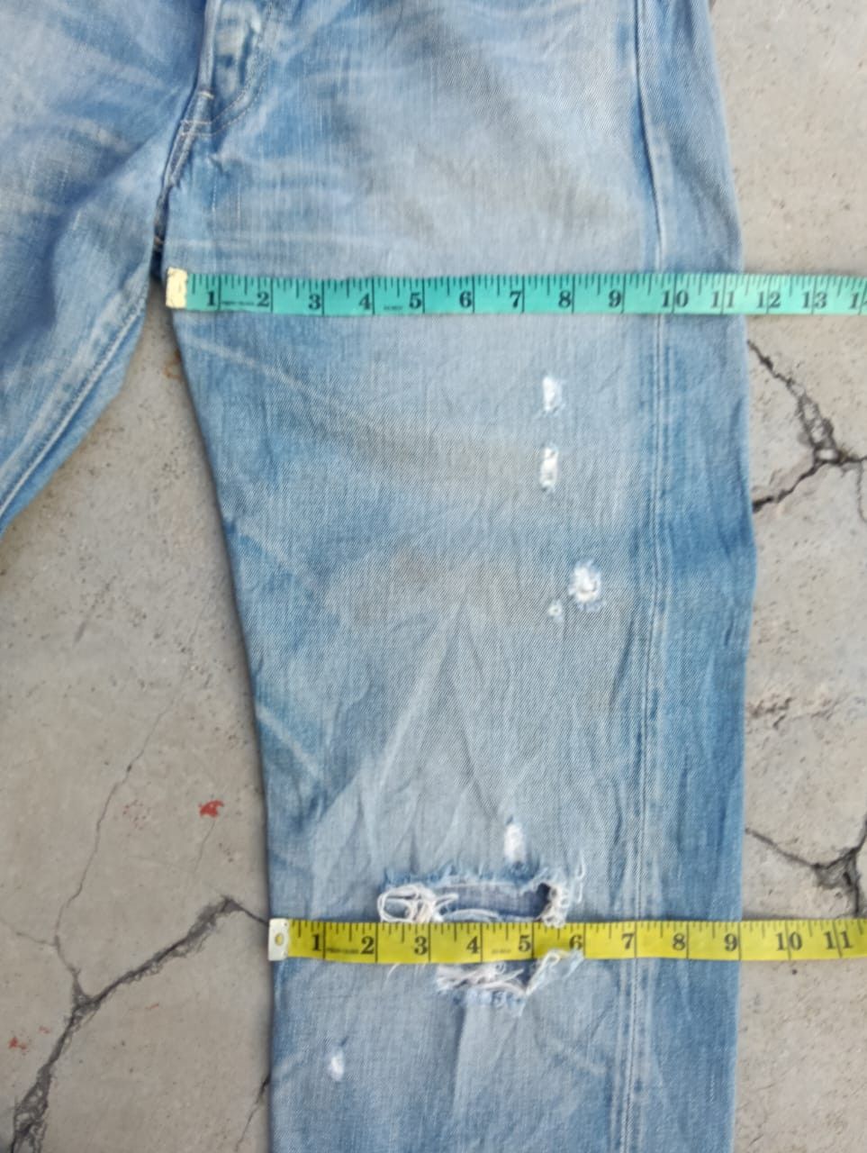 Levi's Distressed Levi's 501 big E selvedge made in Japan. Size US 34 / EU 50 - 14 Thumbnail
