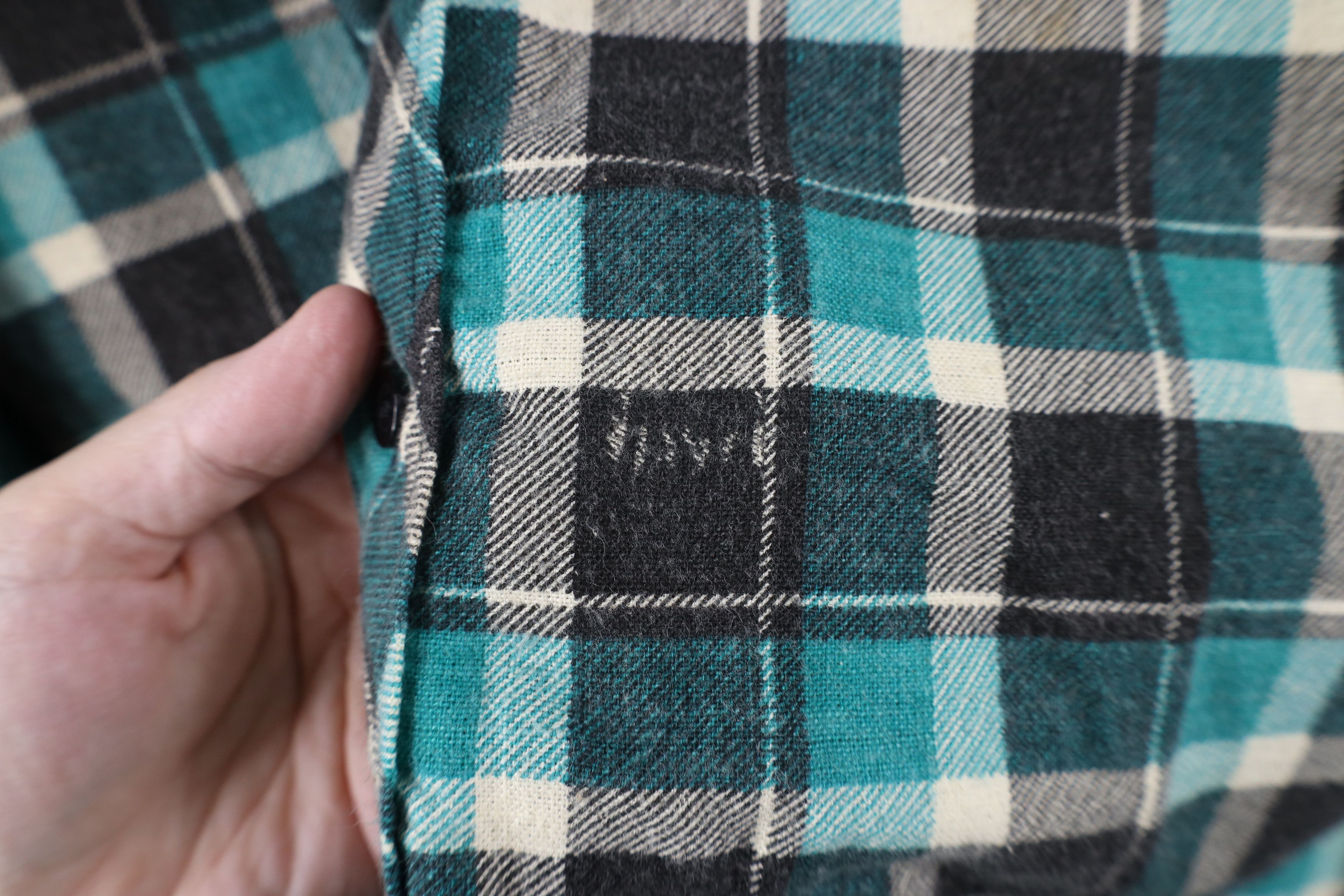 Vintage Vintage 90s Streetwear Collared Flannel Button Shirt Plaid Size US XL / EU 56 / 4 - 4 Thumbnail