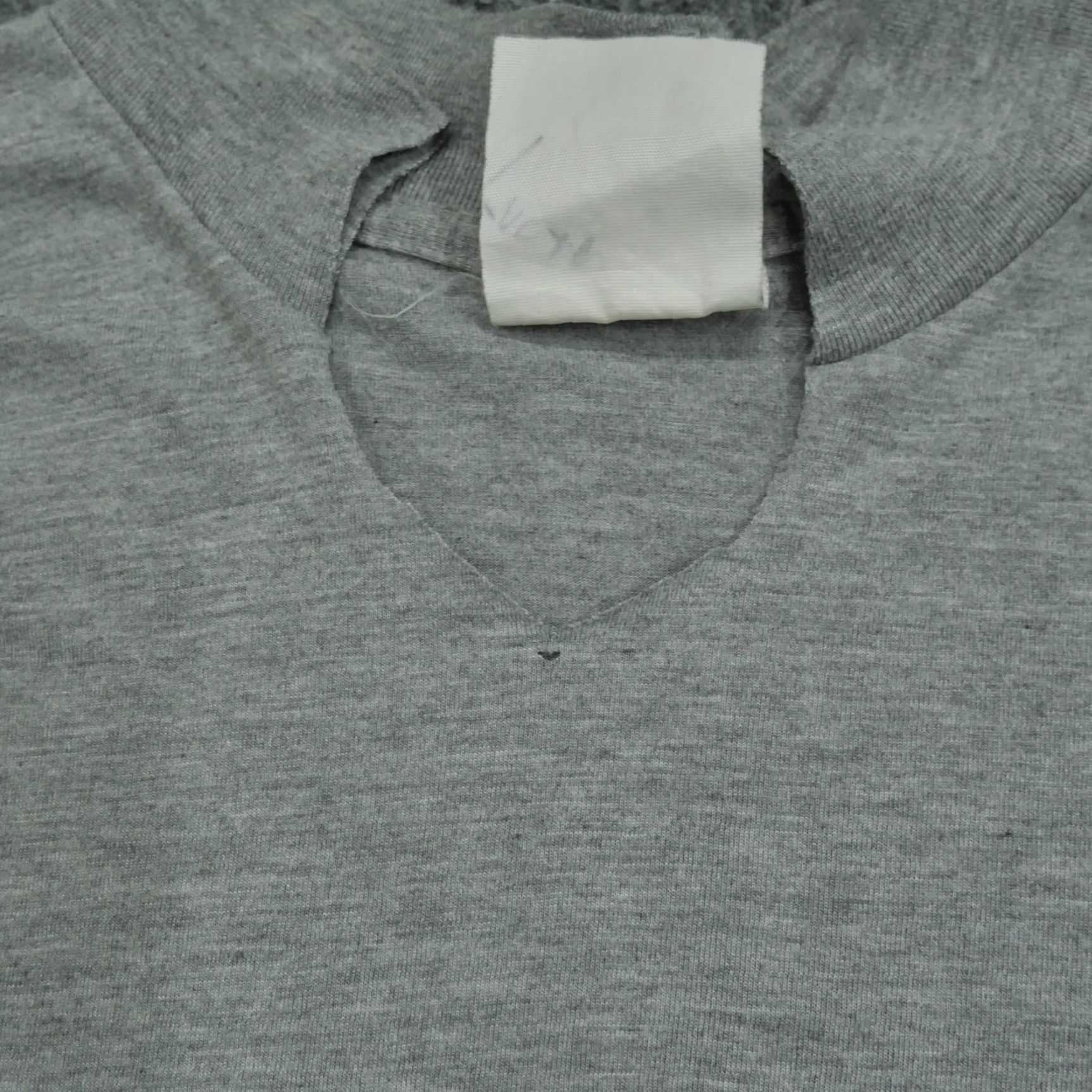Spell VINTAGE Army T Shirt Adult XL Grey Spell Out Logo Distressed 90s Mens Size US XL / EU 56 / 4 - 4 Thumbnail