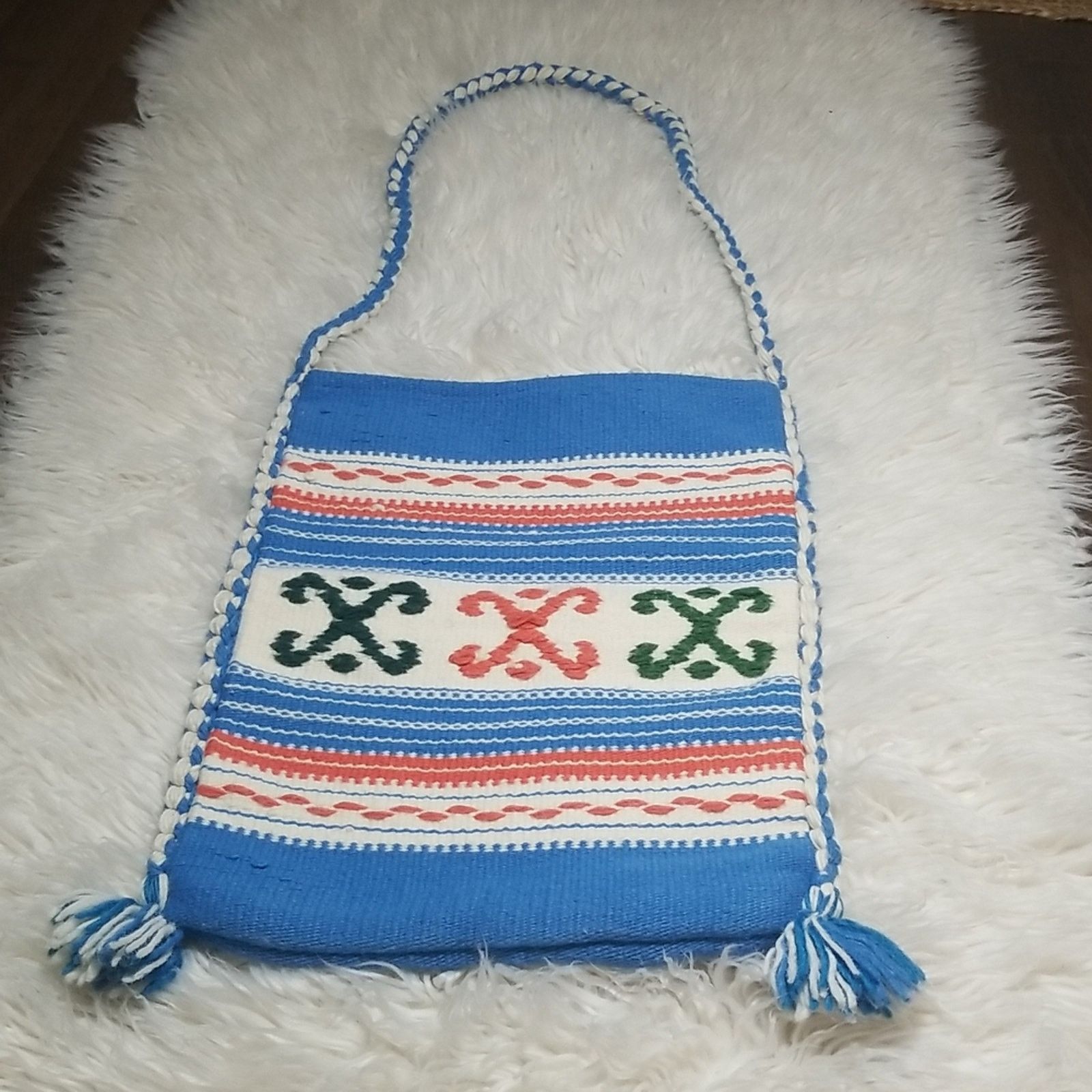 Vintage Vintage Handmade in Greece Boho Tote Bag Size ONE SIZE - 1 Thumbnail