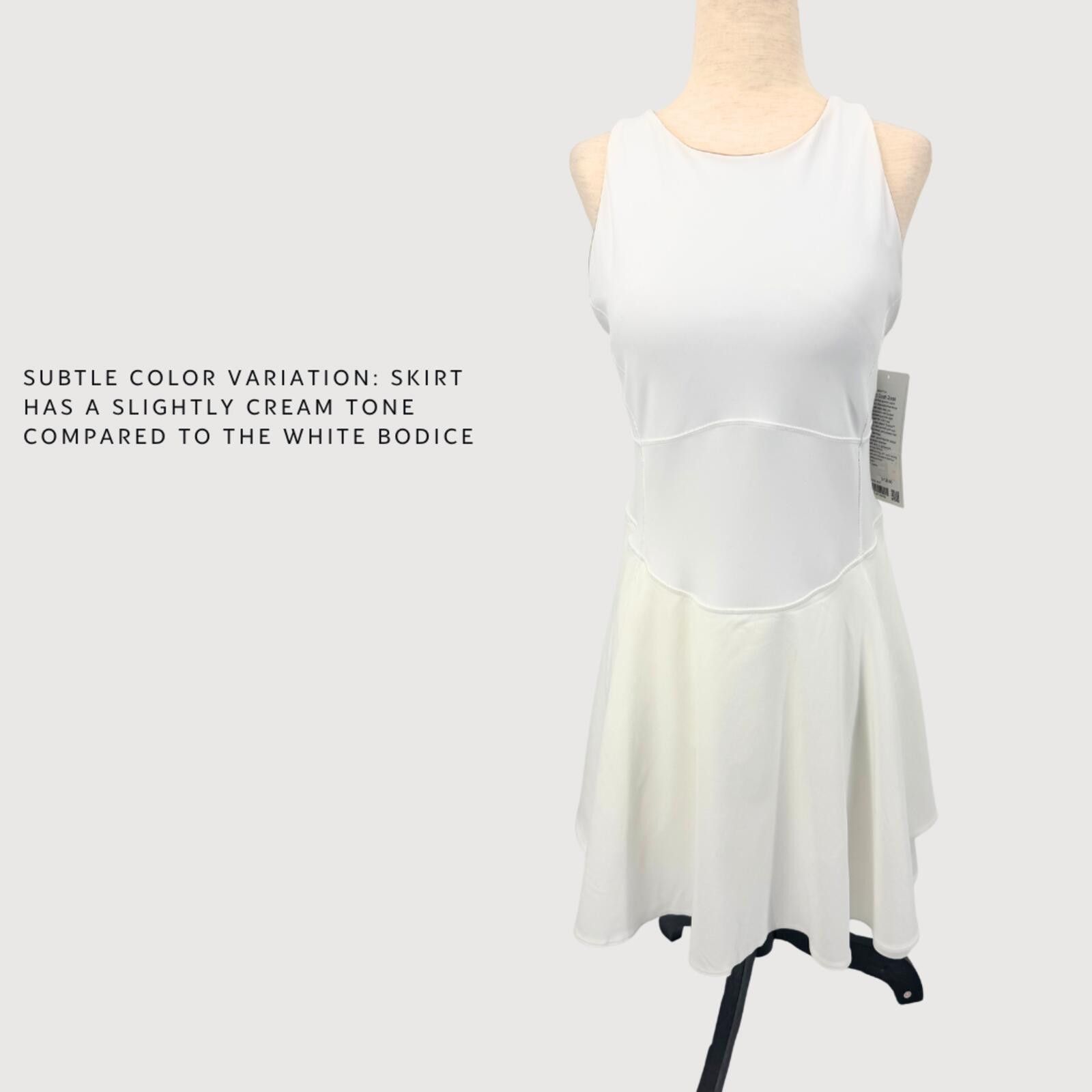 Lululemon Lululemon Court Crush Tennis Dress White Size 10 NWT Size L / US 10 / IT 46 - 9 Thumbnail