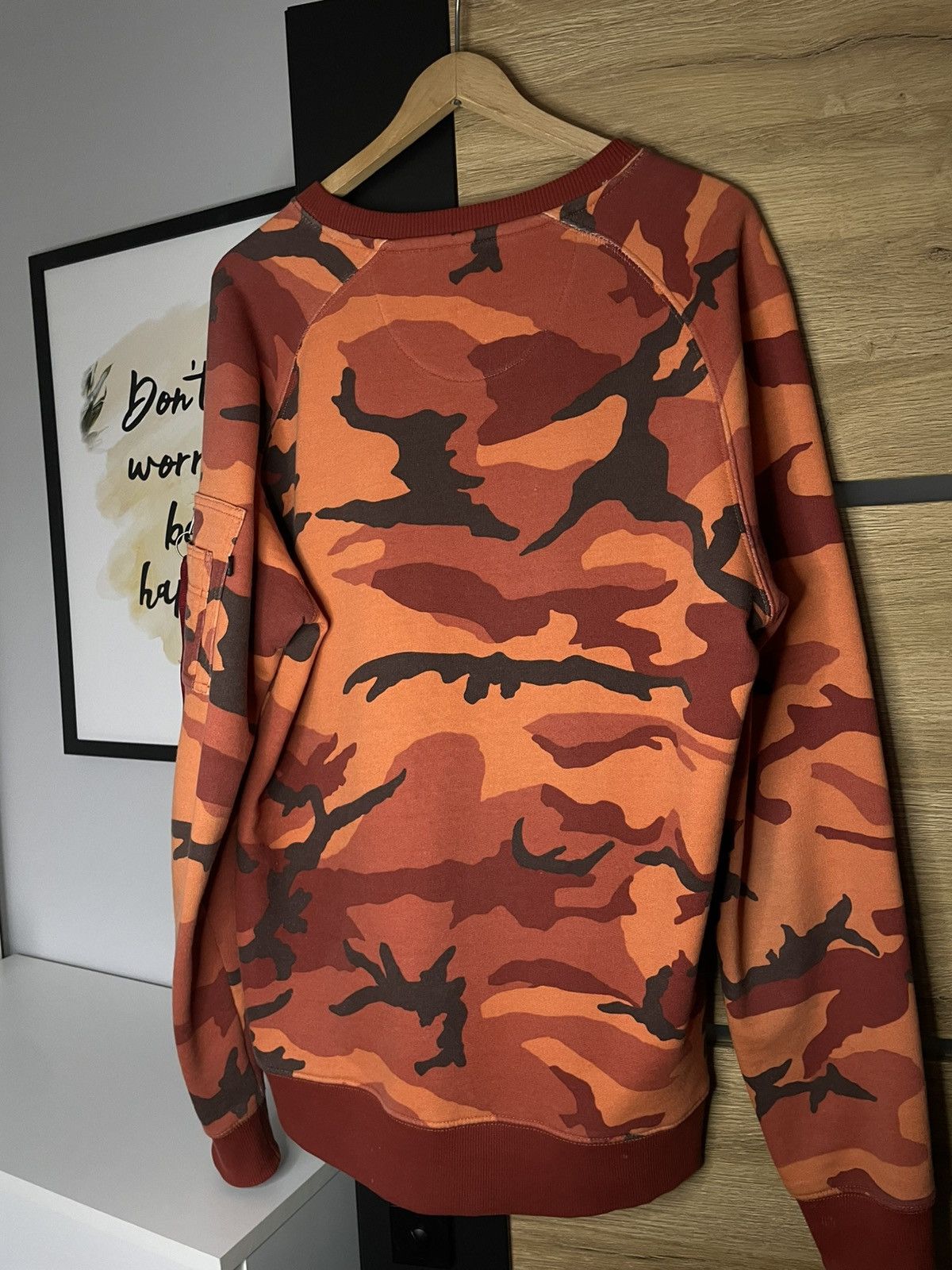 Alpha Industries Orange Alpha Industries Sweatshirt Size US L / EU 52-54 / 3 - 3 Thumbnail