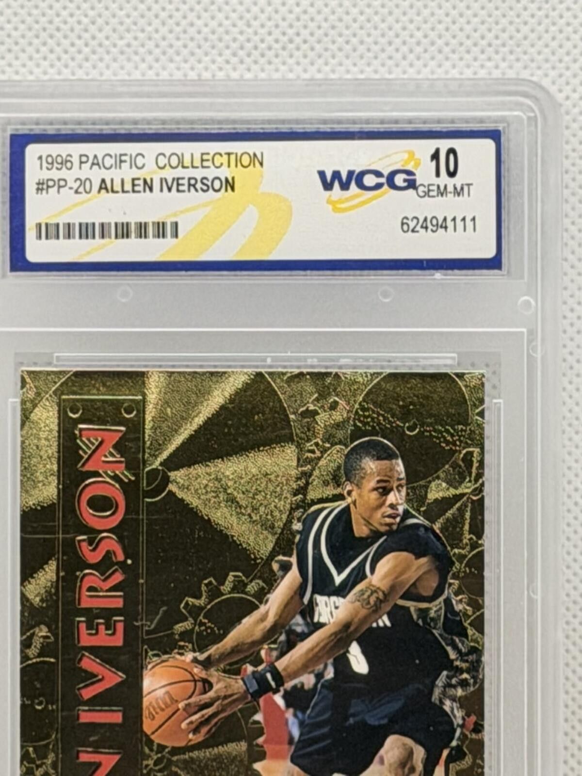 Other 1996 Pacific Collection Allen Iverson Basketball Card #PP-20 Size ONE SIZE - 7 Thumbnail
