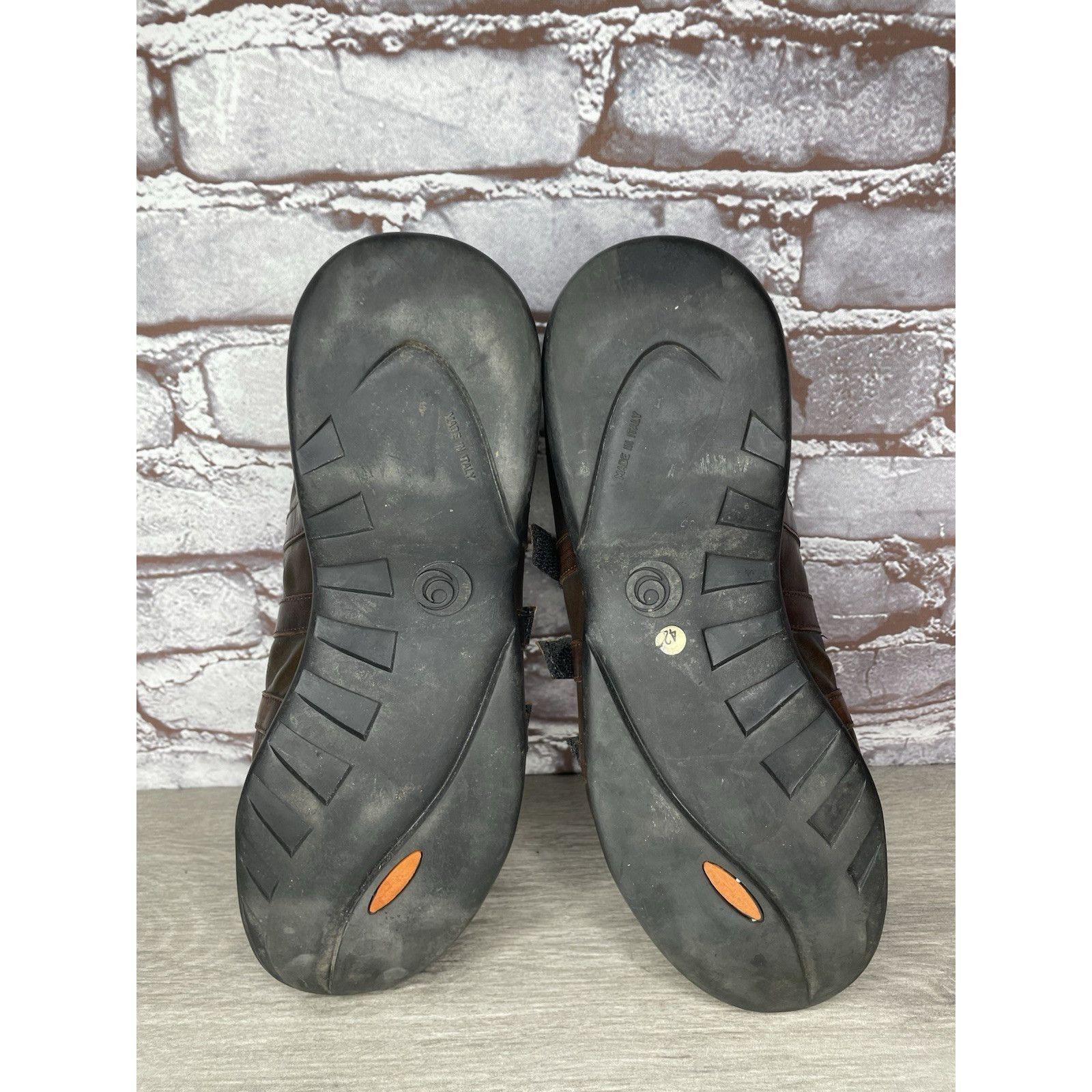 VERRI Bruno Verri Brown Leather Metallic Fashion Shoes Sneakers Me Size US 9 / EU 42 - 23 Thumbnail