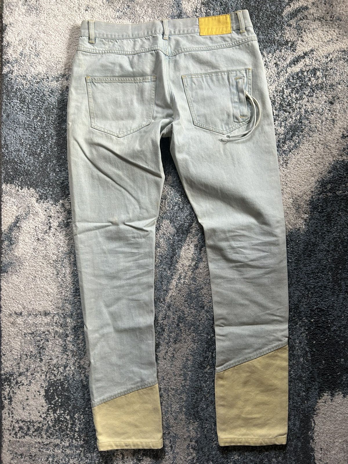 C2H4 Spring Summer 17 Sour Bullet Patchwork Paneled Bleach Denim Size US 33 - 13 Thumbnail