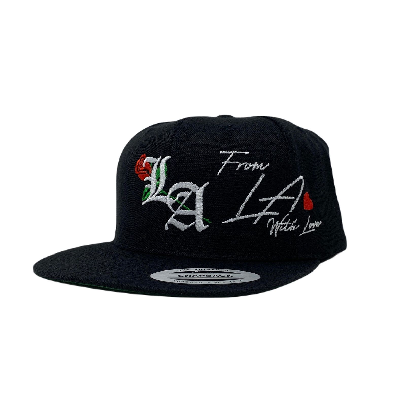 Other Los Angeles Old English Rose With Love Snapback Hat Size ONE SIZE - 2 Thumbnail