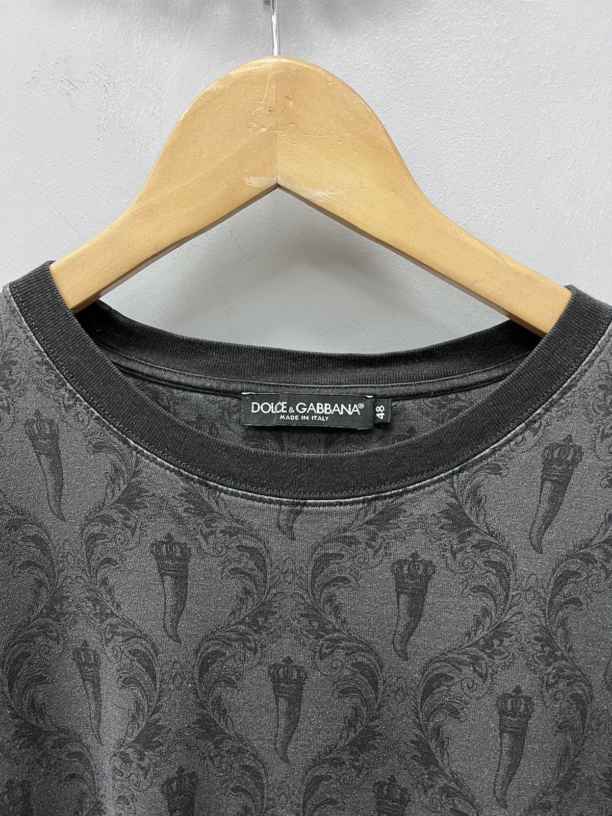 Dolce & Gabbana Dolce & Gabbana Over print t-shirt DG Size US M / EU 48-50 / 2 - 4 Thumbnail