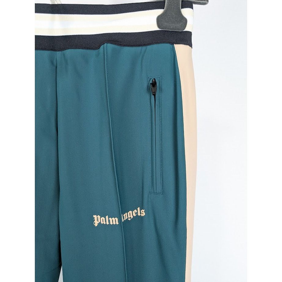 Palm Angels o1rshd1 Ultralight Flare Track Pant In Petrol Blue Size US 30 / EU 46 - 8 Thumbnail