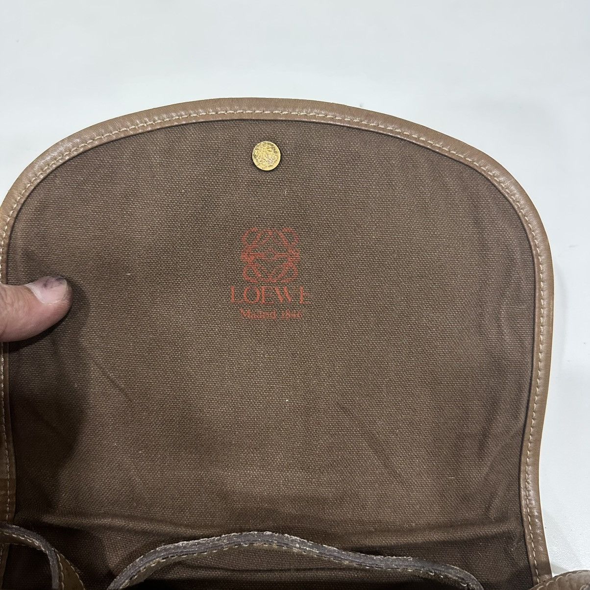 Loewe ‼️YES‼️ VINTAGE LOEWE LEATHER SHOULDER BAG Size ONE SIZE - 12 Thumbnail