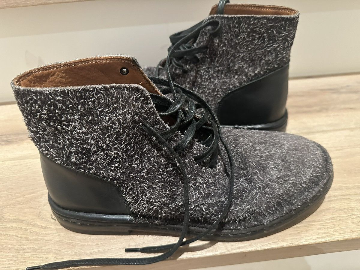 John Varvatos Charcoal Textured Boots John Varvatos Men main image 3