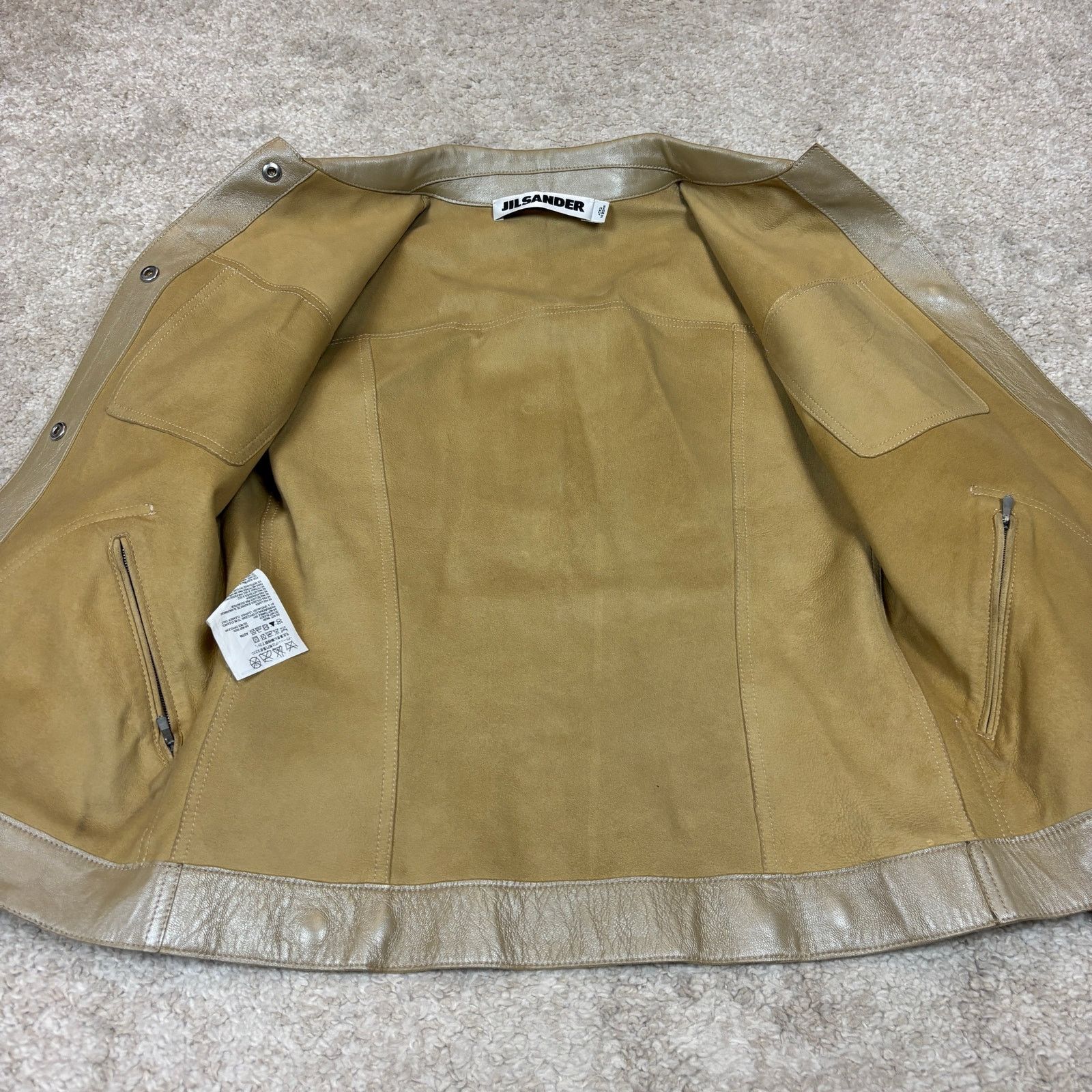 Jil Sander Jil Sander Raf Simons Leather Jacket Women's 36 Minimalist Size XS / US 0-2 / IT 36-38 - 10 Thumbnail