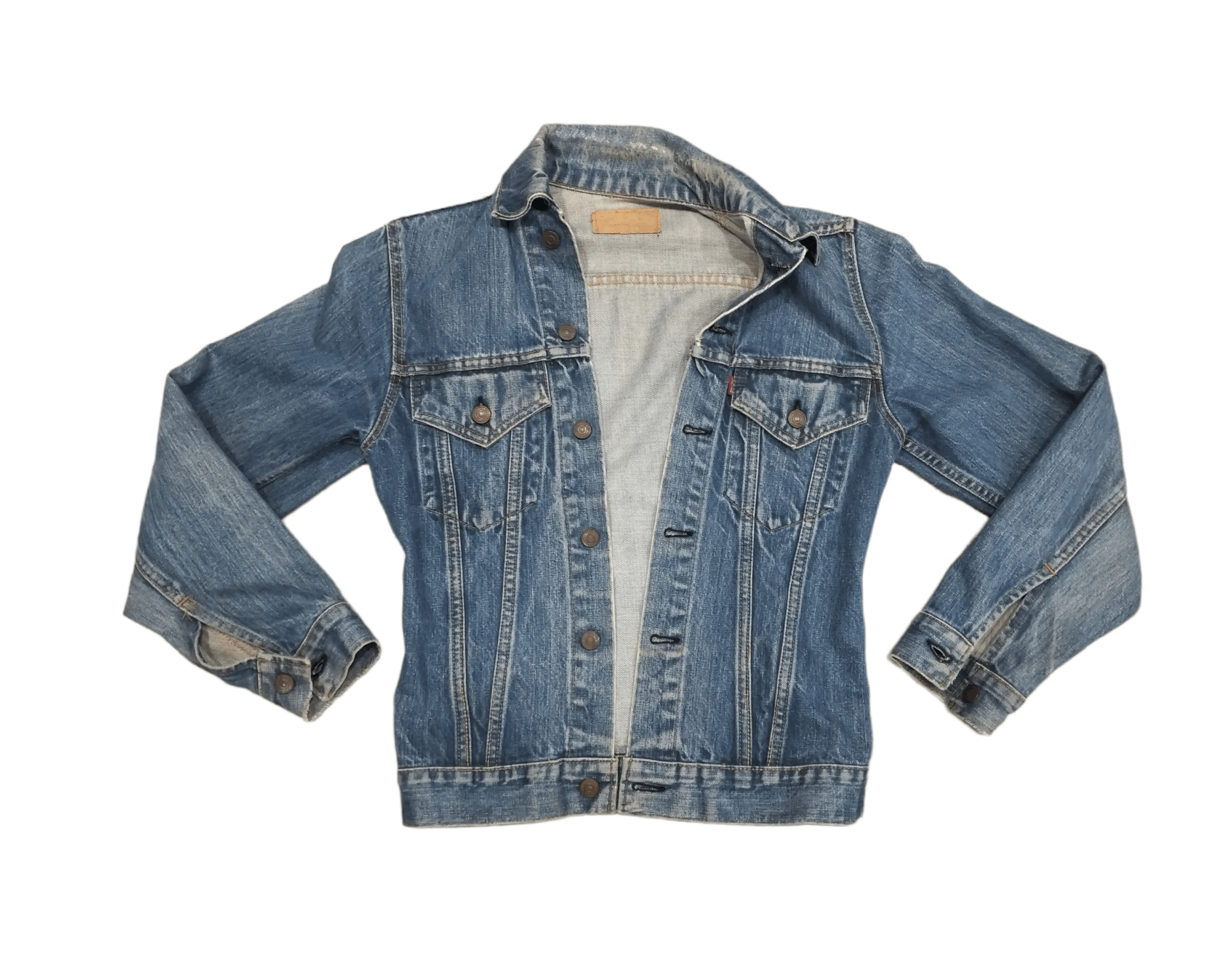 Levi's denim jacket big E button 525 vintage
