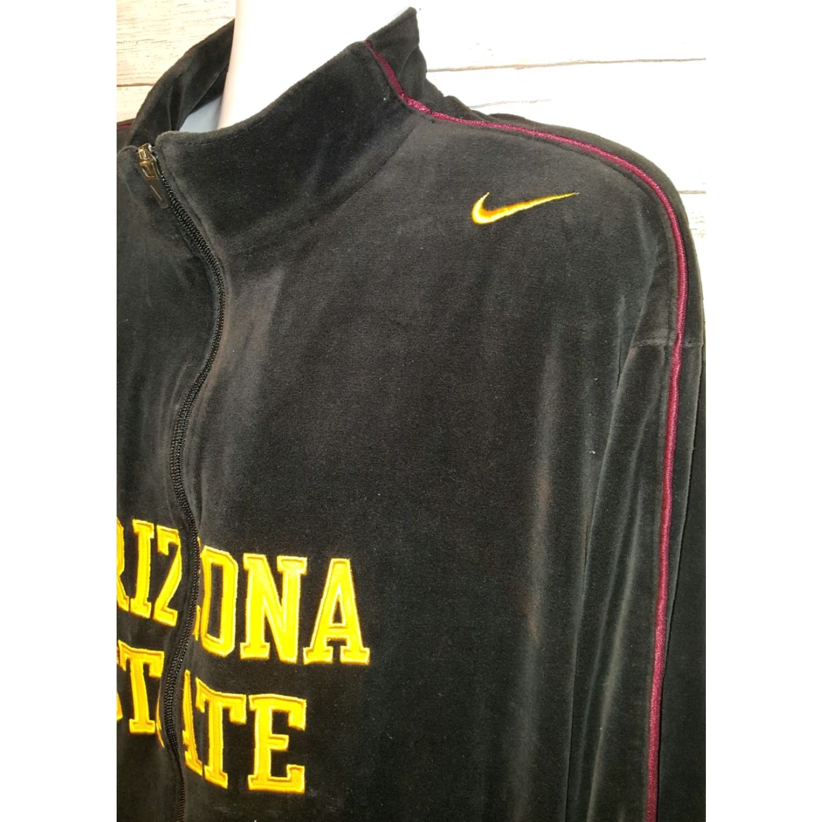 Nike VINTAGE Nike Arizona State Valour Athletic Jacket Mens 2XL Black State Coats & Jackets Athletic Mems? Size US XXL / EU 58 / 5 - 2 Thumbnail