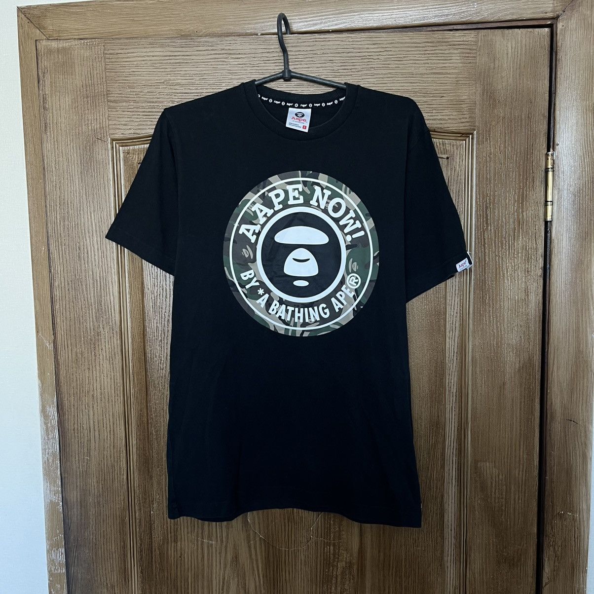Aape Aape Bape circle logo t-shirt tee big logo Size US S / EU 44-46 / 1 - 1 Thumbnail