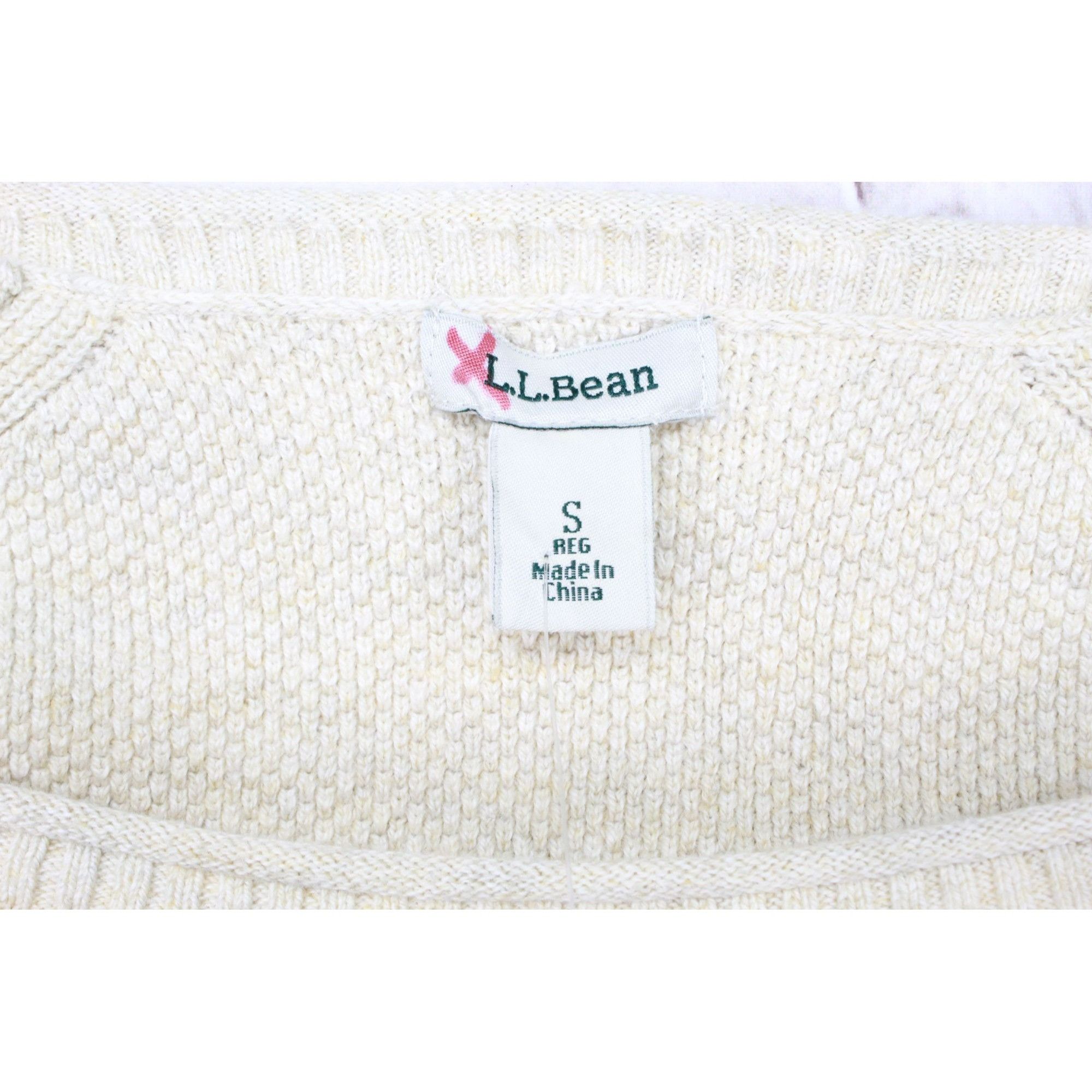 L.L. Bean LL Bean Women's Cotton Long Sleeve Pullover Sweater Size S / US 4 / IT 40 - 7 Thumbnail