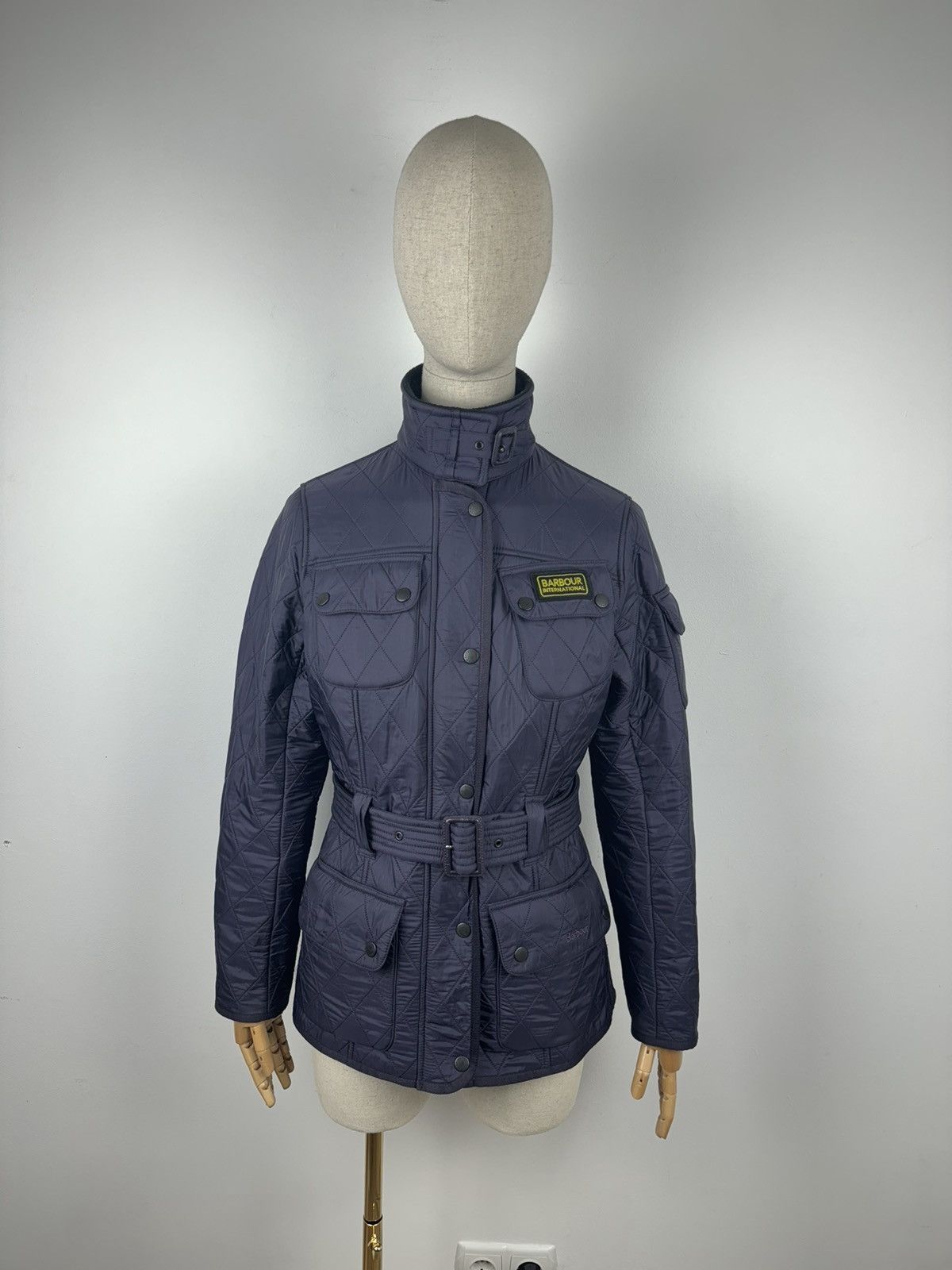 Barbour × Vintage Men’s Vintage Barbour International Polarquilt Jacket size 8 Size M / US 6-8 / IT 42-44 - 1 Thumbnail
