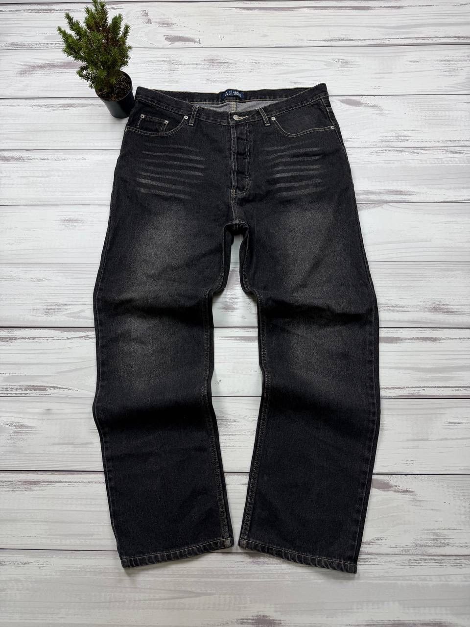 Armani Armani Jeans Pants Black Size US 38 / EU 54 - 2 Thumbnail