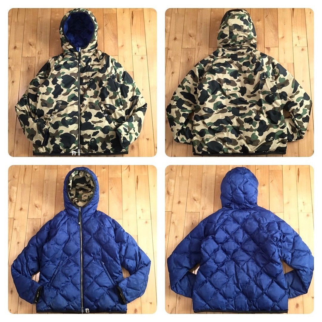 Bape 🔥Reversible🔥 BAPE CAMO Puffer Down Jacket a bathing ape Size US M / EU 48-50 / 2 - 1 Thumbnail