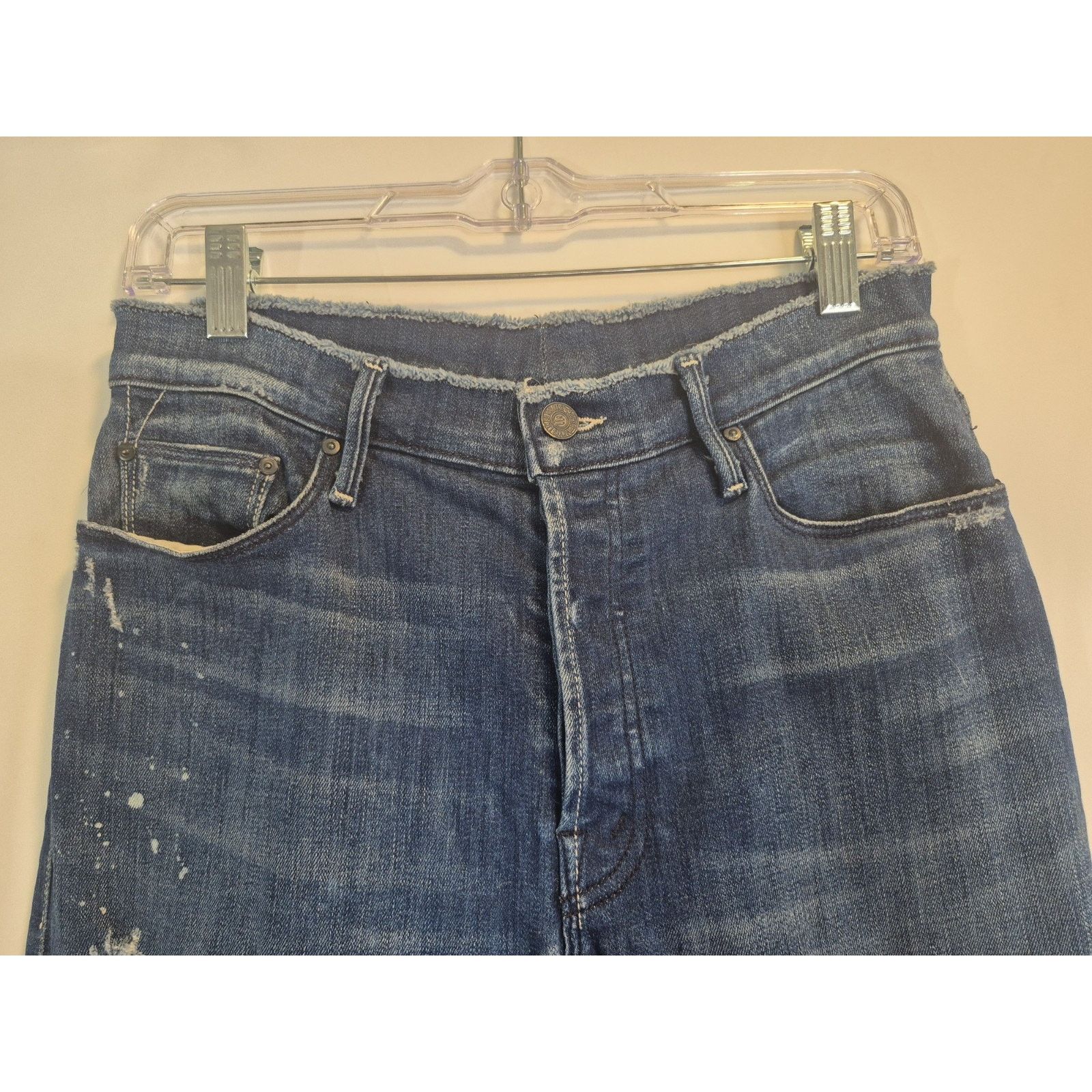 Other Mother The Double Fray Vagabond Take the Edge Off Jeans 27 Size 27" / US 4 / IT 40 - 6 Thumbnail
