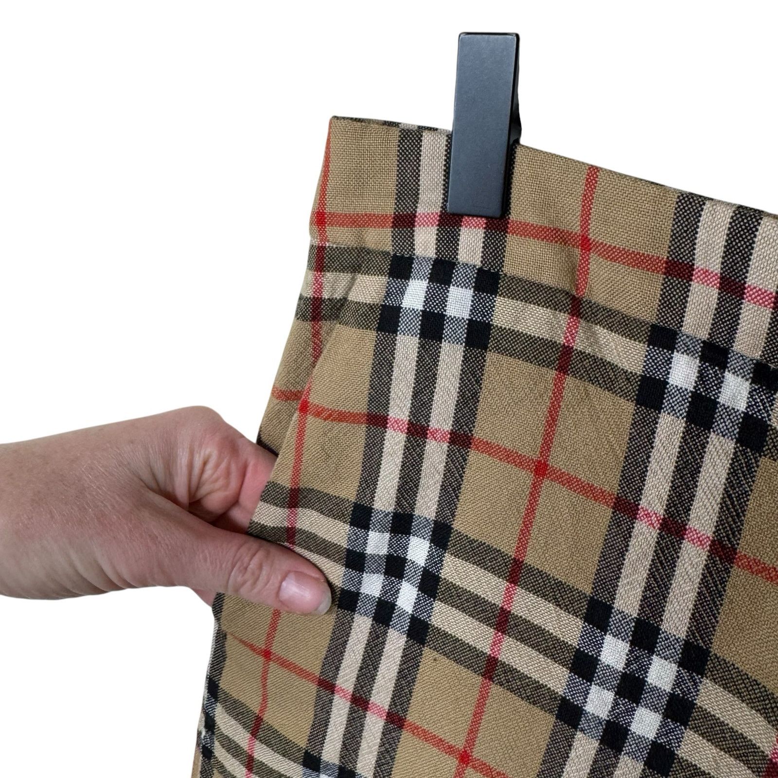 Burberry BURBERRY London 100% Wool Plaid Low Rise Ankle Pants Size 28" / US 6 / IT 42 - 3 Thumbnail