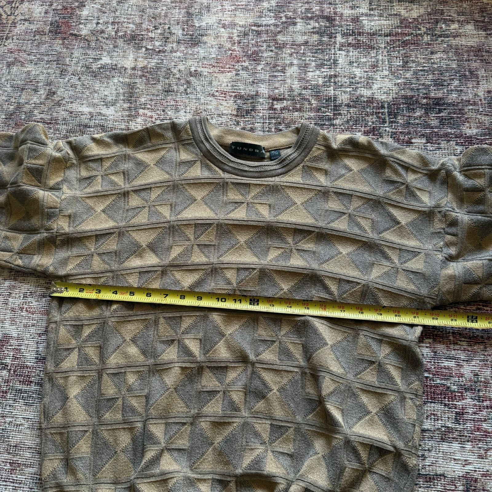 Tundra Vintage Tundra Patterned Grandpa Sweater Sz M Size US M / EU 48-50 / 2 - 5 Thumbnail