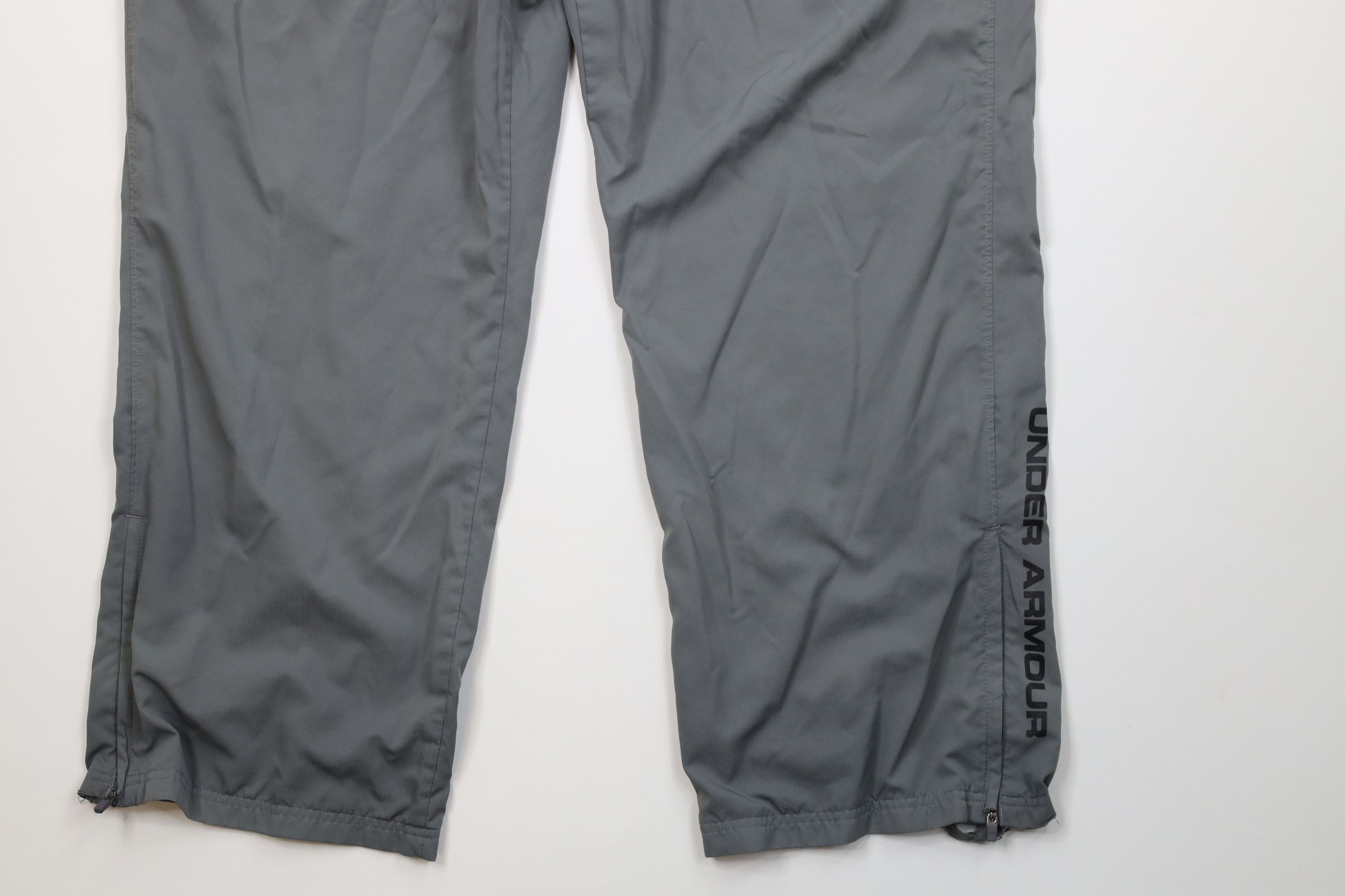 Under Armour Under Armour Ribbed Lined Wide Leg Windbreaker Pants Gray Size US 40 / EU 56 - 4 Thumbnail