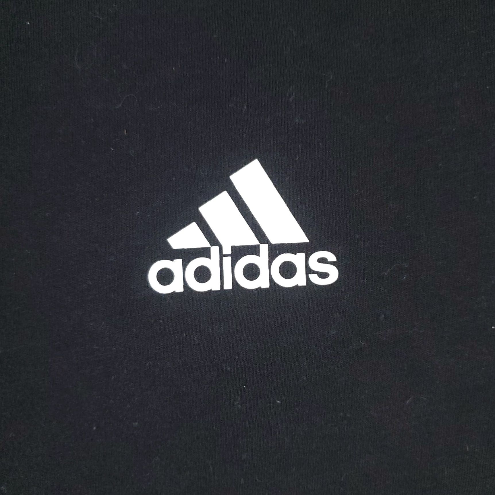 Adidas Adidas T-Shirt Mens Medium Black Logo Short Sleeve Crew Neck Cotton Blend Logo Graphic Casual Adult Shirt Mens M Black Adidas Size US M / EU 48-50 / 2 - 2 Thumbnail