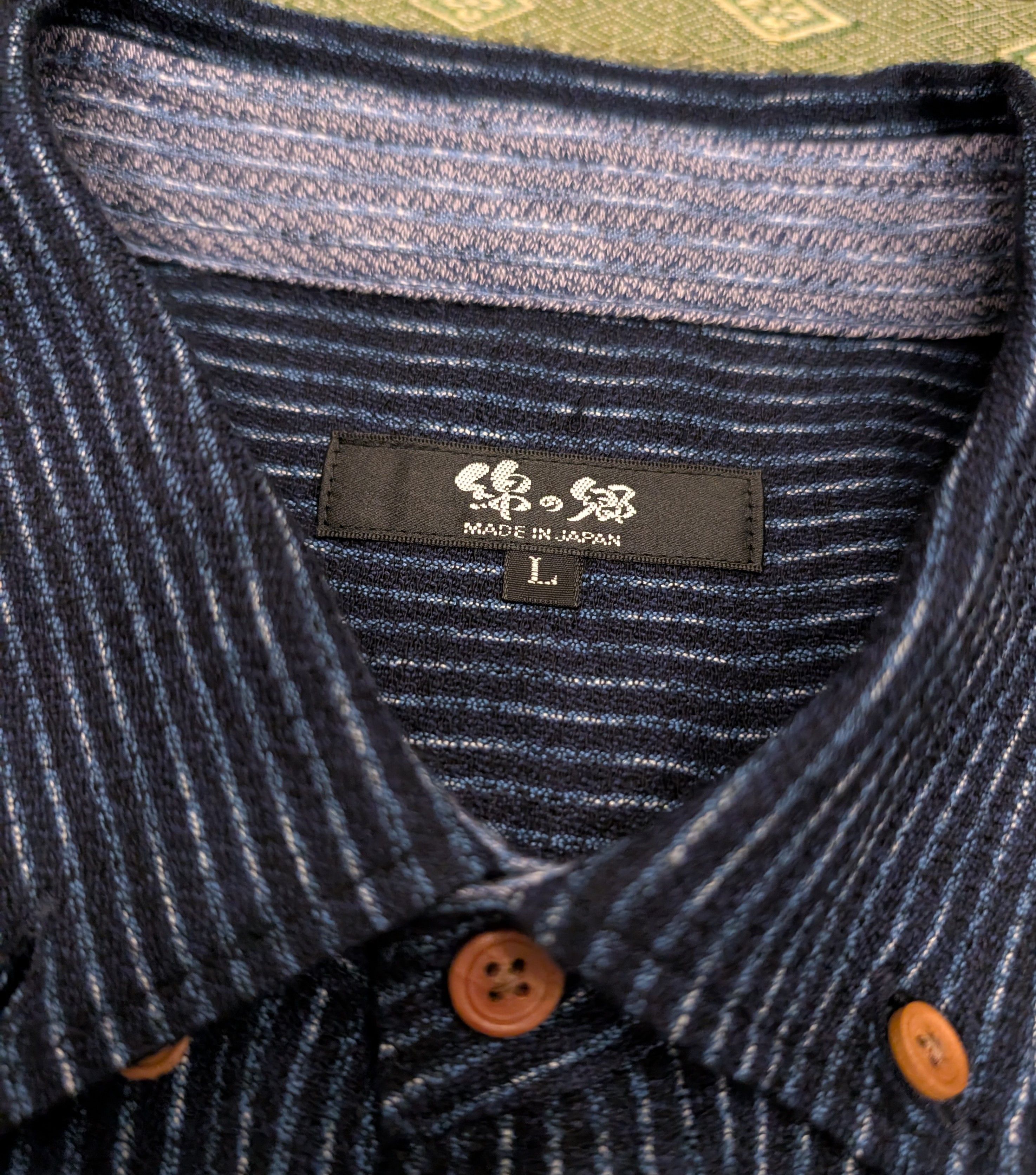 Other NWT WataNoSato by Kurime Texture Products 100% Cotton Shirt Size US L / EU 52-54 / 3 - 3 Thumbnail