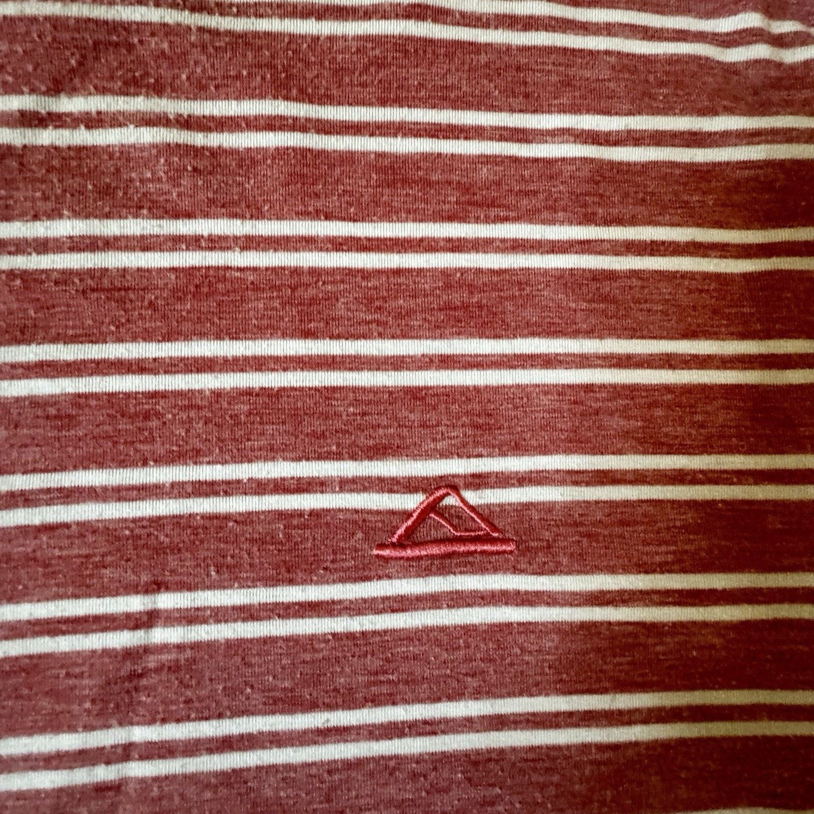 REEF Reef Mens XL Red White Striped T Shirt Surf Cotton Comfort Size US XL / EU 56 / 4 - 6 Thumbnail