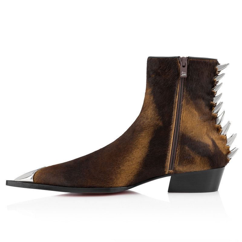 Christian Louboutin oc11z0126 Mr Clawiss in Brown Size US 7 / EU 40 - 2 Thumbnail