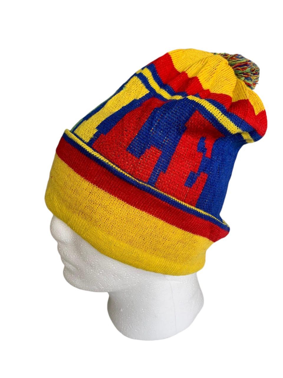 Japanese Brand × Kapital × Vintage Streetwear Style Multicolour Smile Beanie Hats Size ONE SIZE - 5 Thumbnail