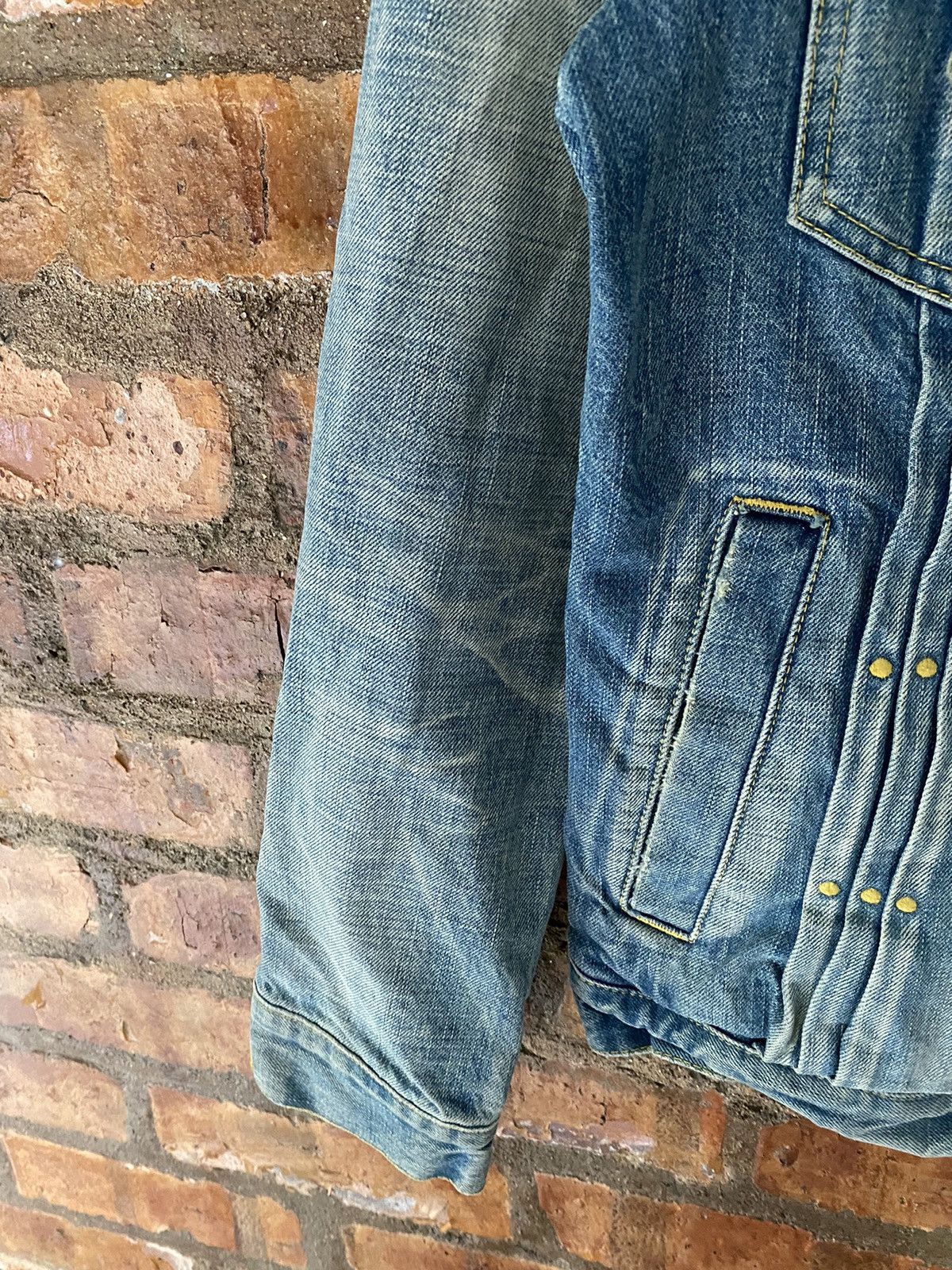 14th Addiction × Japanese Brand × Le Grande Bleu (L.G.B.) Vtg RICO Japan Faded wash western back pocket jacket Size US M / EU 48-50 / 2 - 8 Thumbnail
