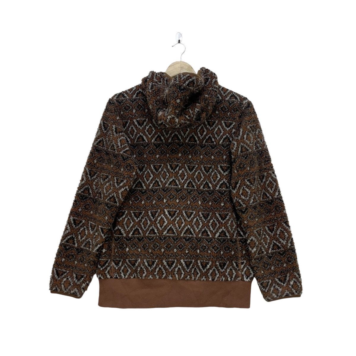 Japanese Brand 💥Good Day Deep Pile Fleece Hooded Navajo Jacket Size US S / EU 44-46 / 1 - 2 Thumbnail