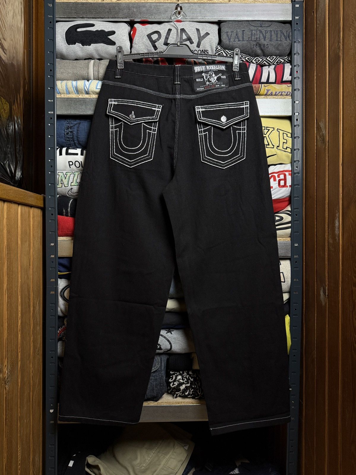 True Religion True Religion Black Crazy Sk8 Pants Size US 36 / EU 52 - 1 Thumbnail