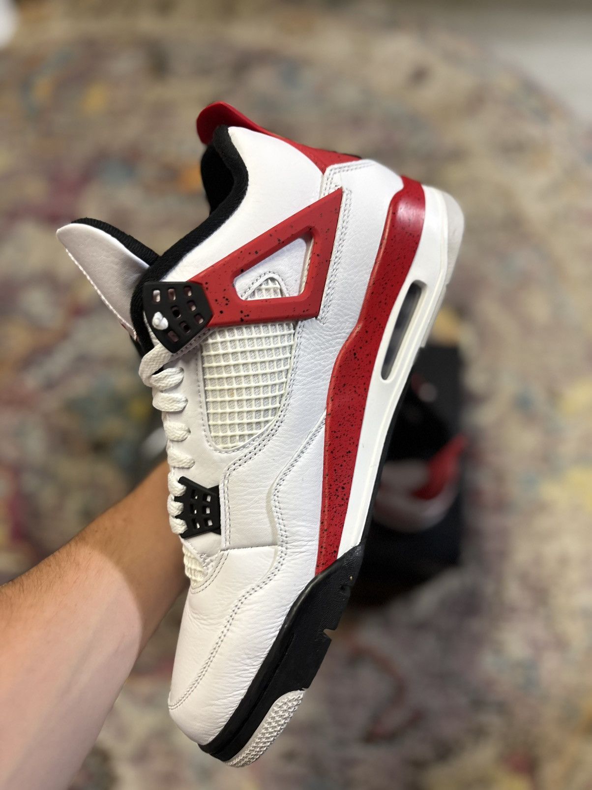 Jordan Brand Jordan 4 Red Cement Size US 12.5 / EU 45-46 - 4 Thumbnail