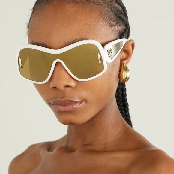 Loewe NEW LOEWE SUNGLASSES LW40131I 25G WHITE UNISEX EYEWEAR LOEWE Size ONE SIZE - 1 Thumbnail